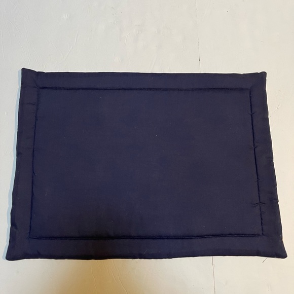 New Daisy Kingdom Bear & Bunny  Reversible Place Mats Handmade 4 piece Set Blue - Picture 4 of 4